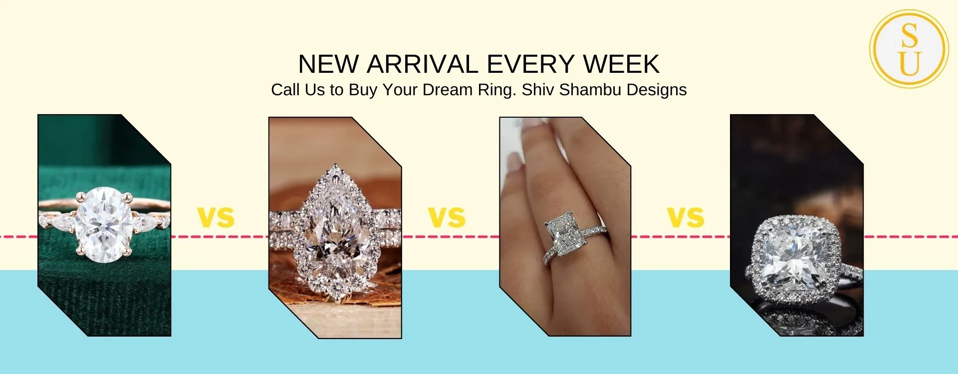 Oval cut Vs Pear cut Vs Radiant Cut Vs Cushion Cut Diamonds