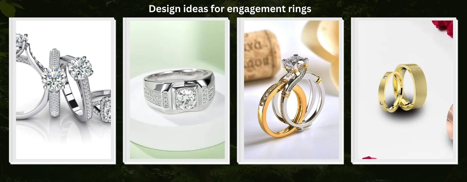 Design ideas for engagement rings