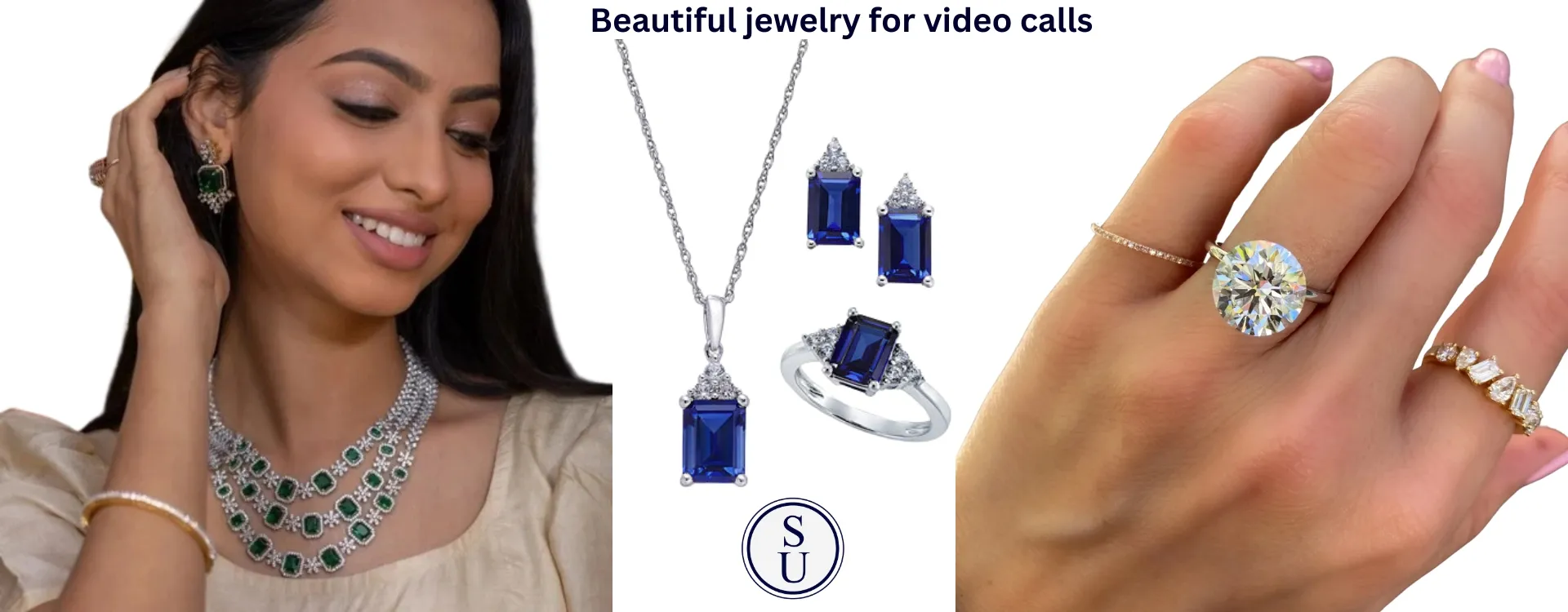 Beautiful jewelry for video calls