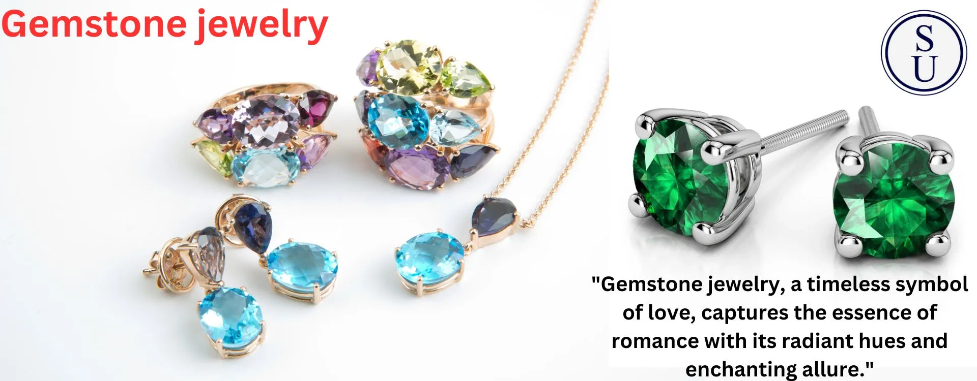 Gemstone jewelry 