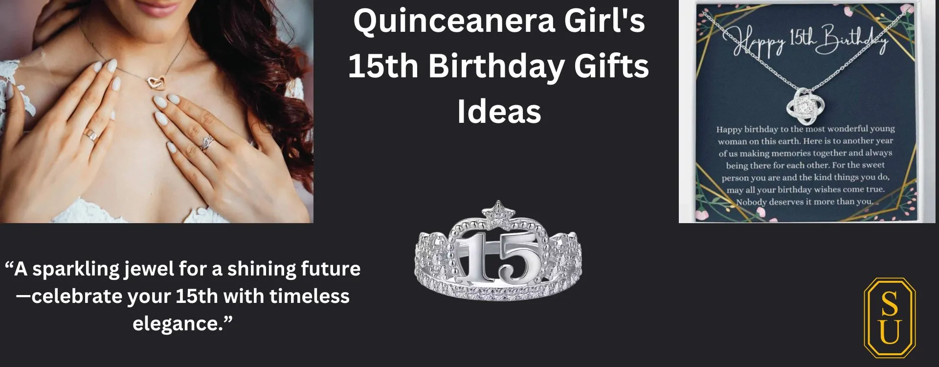 Quinceanera girl's 15th birthday gifts ideas