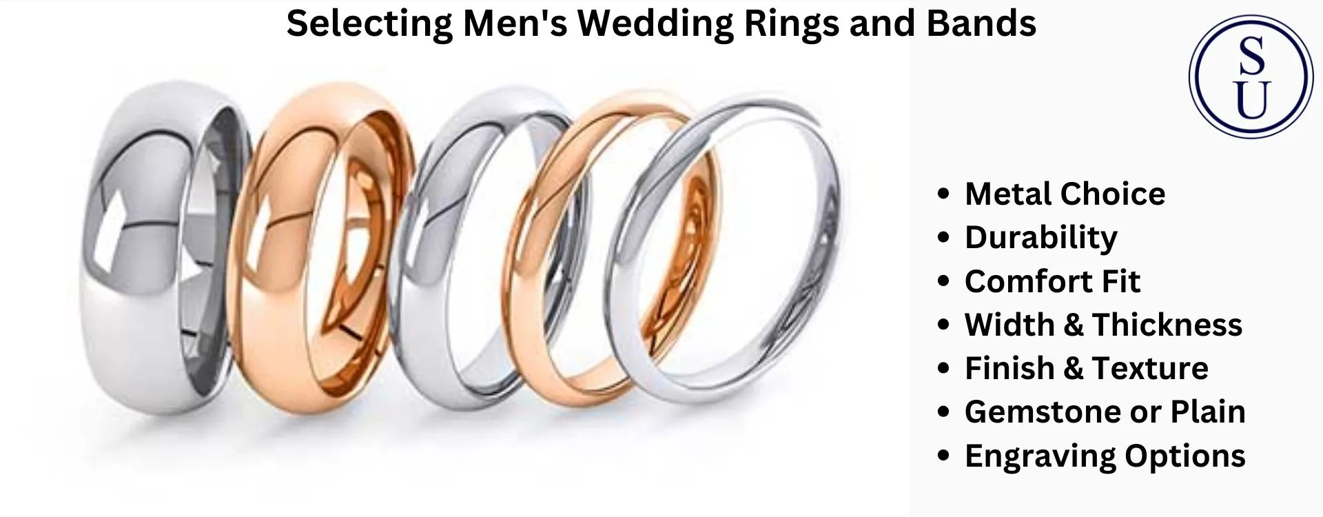 Selecting Men's Wedding Rings and Bands