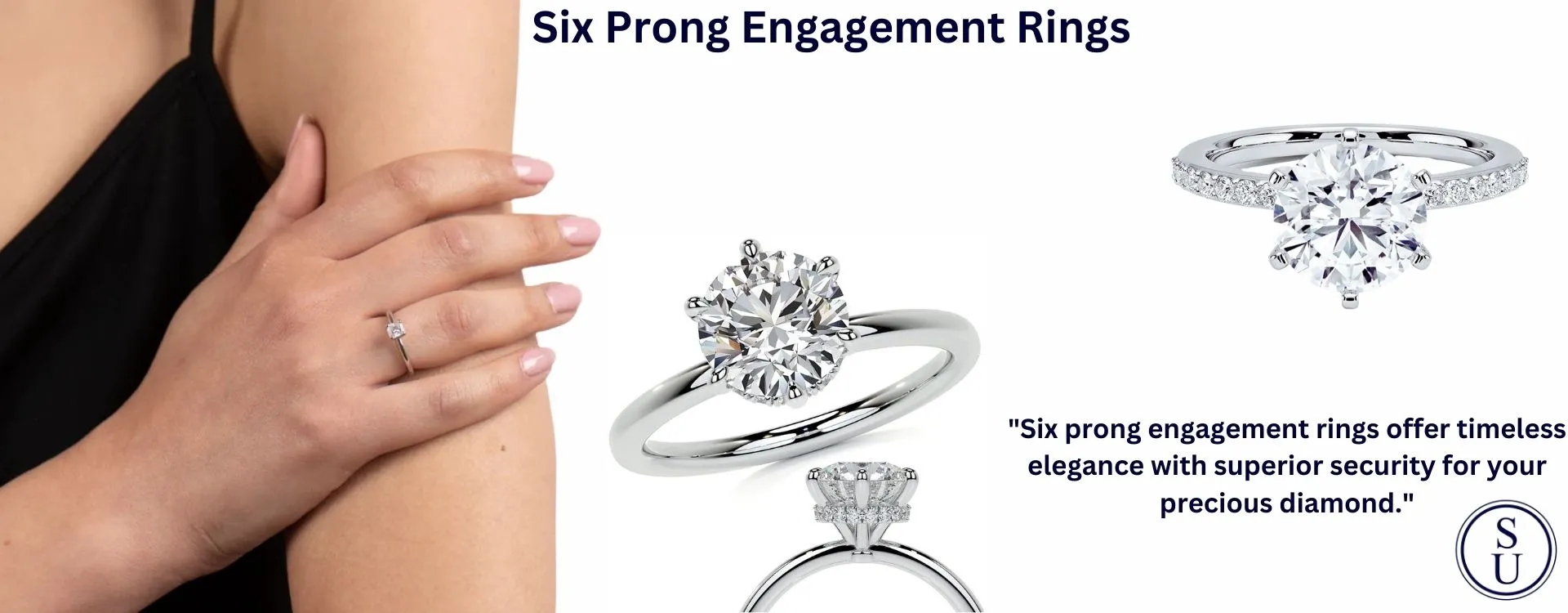 Six Prong Engagement Rings