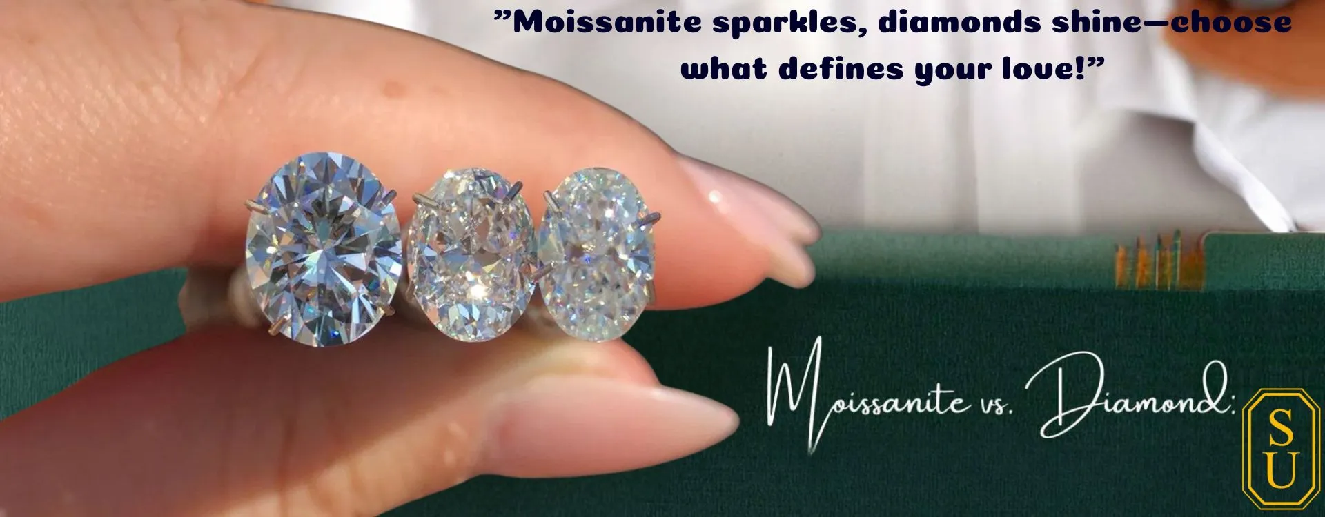 Moissanite Vs. Diamond Engagement Rings