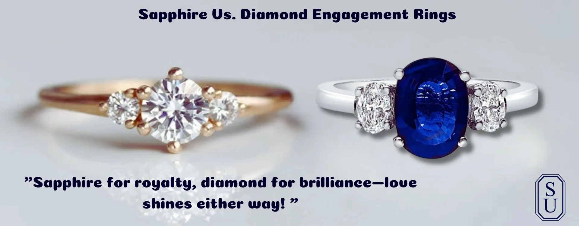 Sapphire Vs. Diamond Engagement Rings