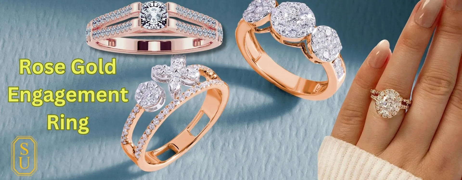 What is a rose gold engagement ring